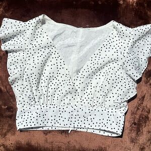 Polka dot Zara Crop Top